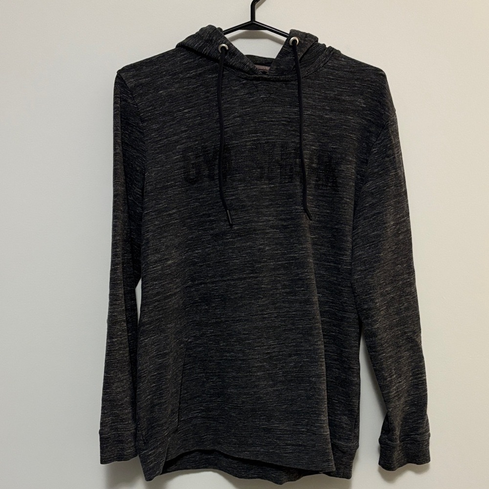 Men's Gymshark Black Hoodie Sweatshirt
